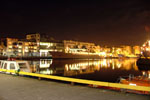 Galway Harbour Night at Night